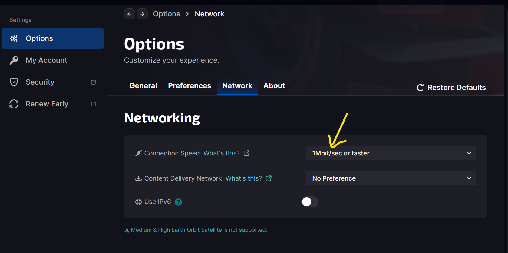 iRacing Account Settings